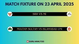 Cricket Discussion 23 April 2025 | Hyderabad Vs Mumbai Indians Prediction| Multan Vs Islamabad |