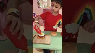 Lil Chef&rsquo;s Toy Kitchen Adventure | Breakfast Song #cocomelon #toddlerlearning #shorts