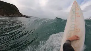 RAW POV SURFING Glassy Firing POINTBREAK!!