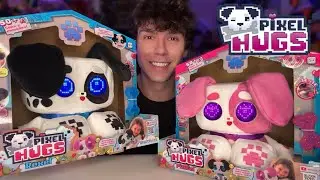 OS PETS DO FUTURO! PIXEL HUGS CACHORRINHOS ELETR&Ocirc;NICOS INTERATIVOS INCR&Iacute;VEIS! PETER TOYS