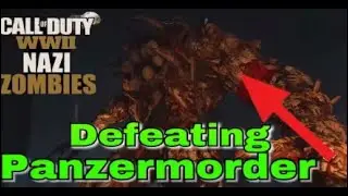 Call of Duty WW2 zombies -Easter egg defeating panzermorder the final boss