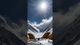 Avalanche Started&hellip; and Everest Base Camp Was Right There #everest #avalanche #ytshort #viralshort