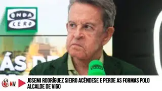 Josemi Rodríguez Sieiro acéndese e perde as formas polo alcalde de Vigo