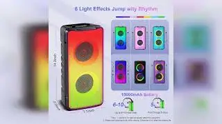 Review: Bluetooth Speakers, 60W(80W Peak) Portable Loud Wireless Stereo Speaker with Rich Bass...