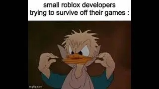 small roblox developers trying to survive off their games