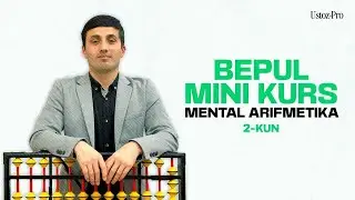 Mental arifmetika orqali 10 mln daromad qilish 2-kun