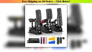 SIMSONN Plus X Simracing Pedals PC Sim Racing Simulator Pedal Load Cell Hydraulic Pedal Support
