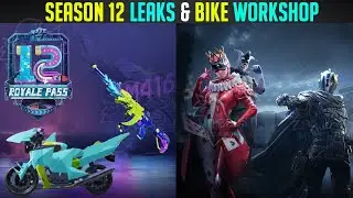Season 12 Leaks & BIKE WORKSHOP First Look Pubg Mobile