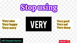 Stop using very #vocabularywords #oettips #synonyms #shorts