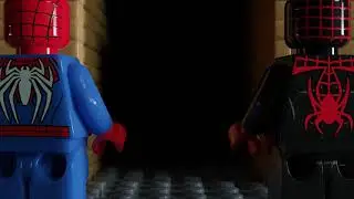 Marvel's Spider-Man 2 Alleyway Scene in LEGO