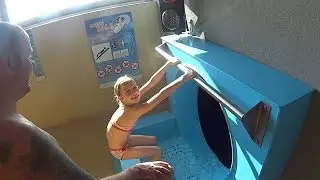 Magic Hole Water Slide at Aqualand Moravia