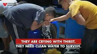 Children are crying for a few drops of clean water. Answer the silent cries of children.