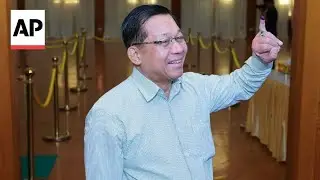 Myanmar's military leader votes in first election since military seized power