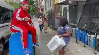 Annie Lanzillotto on Mailbox with Postwoman