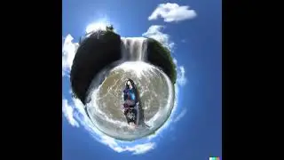360 tiny planet waterfall 4