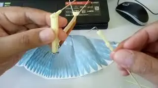 HOW TO ASSEMBLE DIY RUBBER BAND BIRD STEP BY STEP