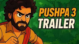 Pushpa 3 Trailer in Cartoon Style | Animated Trailer | ToonTrailer World