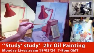 ''Study' study' Live oil painting with James Budden