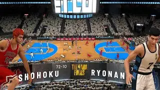 Игра Shohoku против Ryonan Championship: NBA 2K21 Slam Dunk MOD, полный игровой процесс