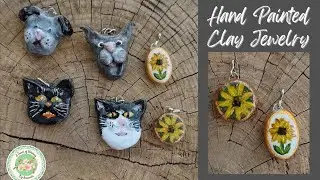 Ceramic Jewelry Making Tutorials / How to Make Charms from Clay / Jewelry Art Techniques