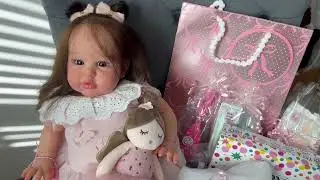 Packaging of the Beautiful Reborn Doll Ellie 2 🎁❤️👍🏻#baby #reborn #cute #new #video