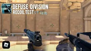 Defuse Division Recoil Test (Counter Terrorist [CT] side) CS2 but Roblox