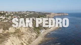 4K Cinematic Drone Footage of White Point Beach, San Pedro California