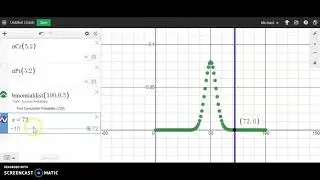 Using Desmos for Binomial Distributions