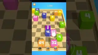 playing roll cube 2048 and unlocking 4096!