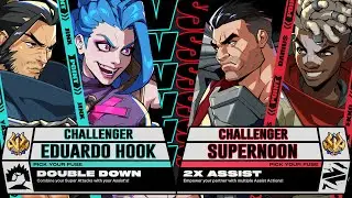 EduardoHook (JInx/Yasuo) vs Supernoon (Darius/Ekko) - 2XKO