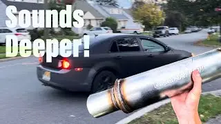 Putting a MAGNAFLOW muffler on my Malibu!