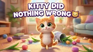 Kitty the Baby Cat 🐾 | Funny Cute Animated Song (EDM Story) @Alanwalkermusic @marshmello @TheK391 