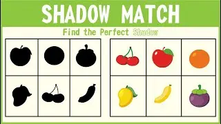 Fruits Puzzle game | match shadow