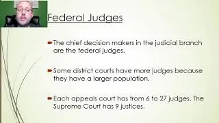 The Judicial Branch- 7th Grade Civics