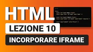 HTML5 Tutorial Italian 10 - Embedding content with iframes