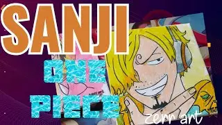 Sanji One Piece II Canvas Drawing & Colouring