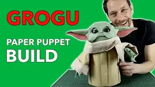 How to make a Baby Yoda puppet from paper