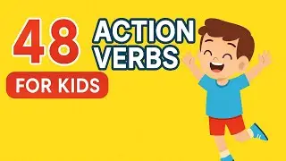 48 Action Verbs for Kids | English-Tamil Learning | Spoken & Activity Verbs