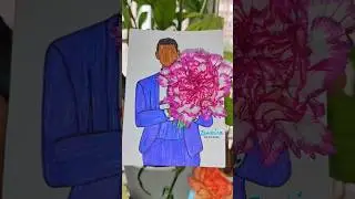 Zhenhina Art Work Creation 🩷 #jhaninacreation #zhenhina #nature #shorts #flowers #art #youtube