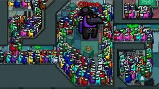 Among Us, but with 999 PLAYERS