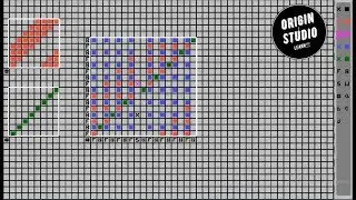 Centre Stitch Double Cloth || Centre Warp Stitch Double Cloth || OriginStudio