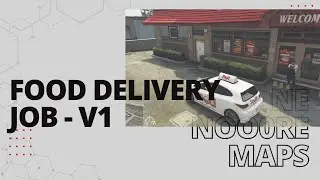 [QB & ESX] Food Delivery V1 JOB | FiveM | by NE NOORE Maps