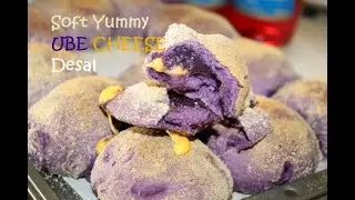 Soft Yummy Ube Cheese Pandesal