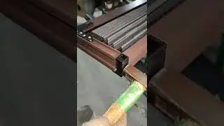 Very narrow aluminum panel folding doors, aluminum sheet material, stronger!#qiangning