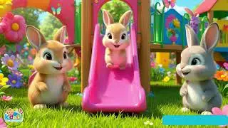 ✨ 10 Little Rabbits | Learn to Count with Bunny Friends! .USA Kids