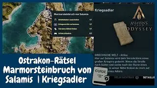 Ostrakon-R&auml;tsel: Marmorsteinbruch von Salamis - Kriegsadler | AC Odyssey Guide