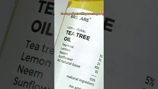 Day 8 ✨| Brillare Tea Tree Oil Review |#notsponsored #brillare #haircare