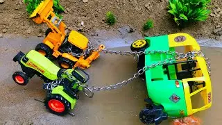 JCB Tractor Cartoon Video | Airplane auto jab truck Riverside Accident Pulling Out JCB 5CX | Gadi