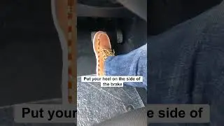 90% of people don't know how to step on the brake and accelerator correctly!#driving #car #tips