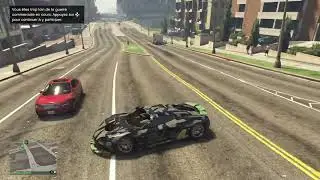 Skimming cars in reverse at 100mph - Grand Theft Auto V